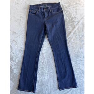 Lauren Ralph Lauren Bootcut Jeans Womens Sz 2 Dark Wash Preppy Y2K Denim Classic